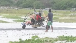 glider takeoff